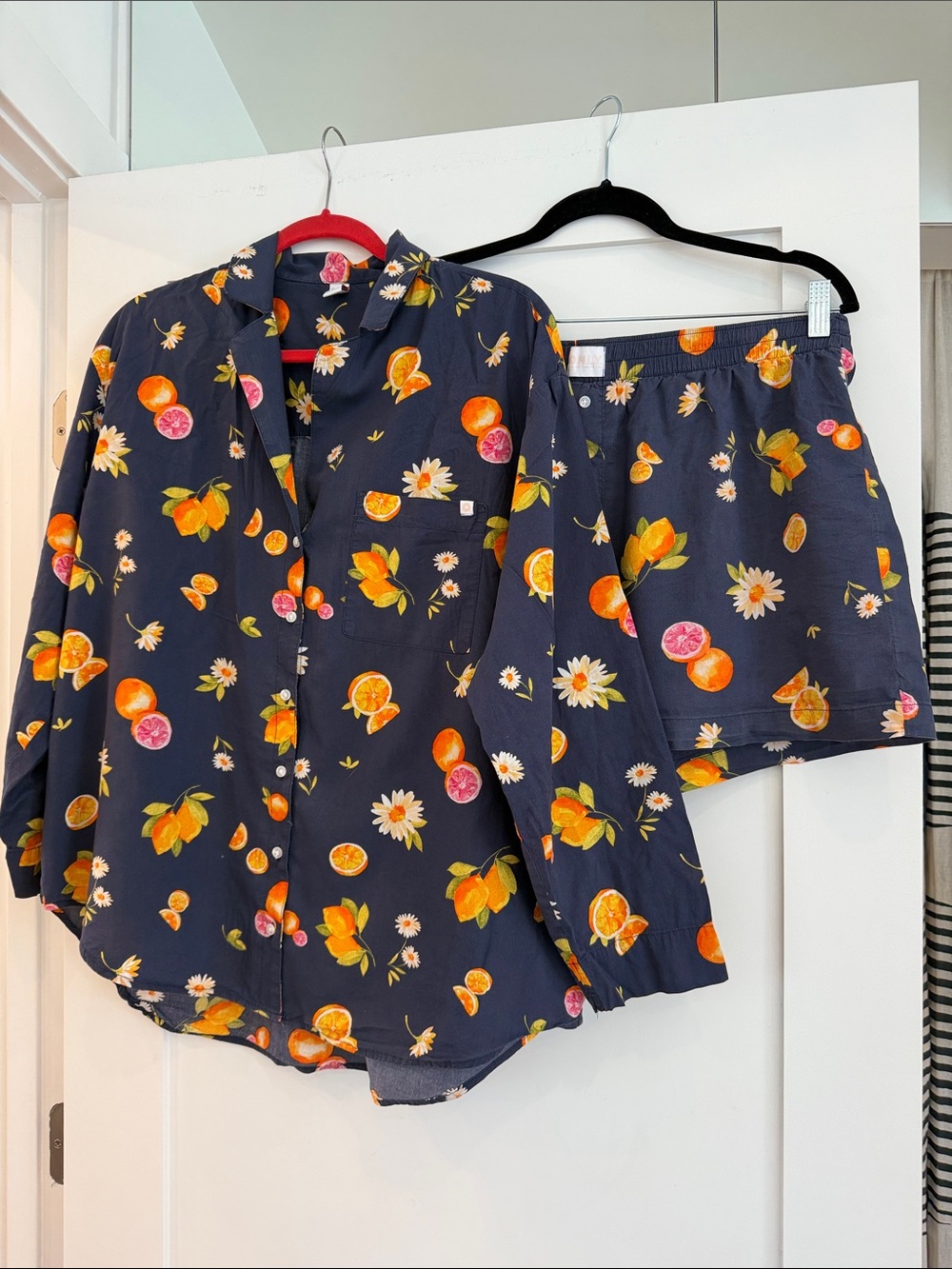 Old Navy Fruit Print Pajama Set